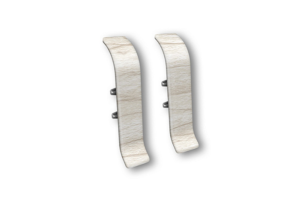 Соединитель для плинтуса 55мм "Идеал Классик" (2шт. во флоупак) 267 Клен белый