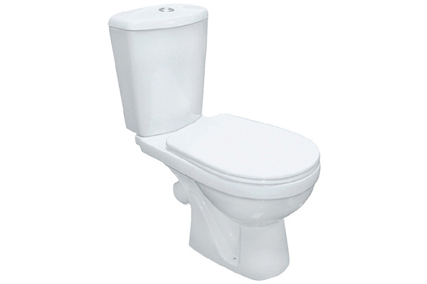 Унитаз-компакт Rosa Комфорт (белый, косой выпуск, нижняя подводка, 2 режима, 4601730025712)