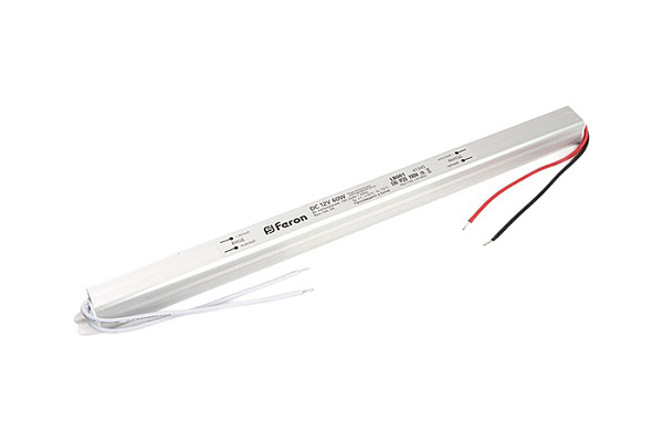 Трансформатор электронный FERON LB001 для светодиодной ленты 60W 12V (41345) (027)