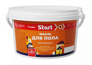 Эмаль для пола акриловая СТАРТ серая (2,4кг)