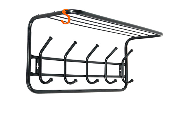 Вешалка с полкой 60 черный