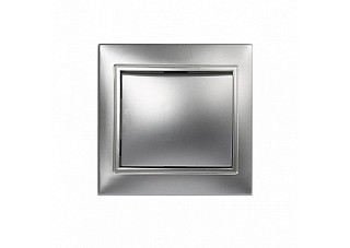 Выключатель SmartBuy "Венера" 1-клавишный 10А, серебро (SBE-01s-10-SW1-0-c) (362)