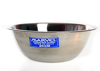 Миска нерж. ИНДИЯ 20см, 1,35л (МН-434)  