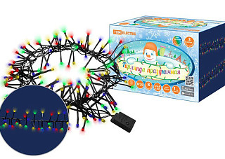 Гирлянда TDM "Мишура" 3 м, 320LED, многоцветн., 8 режимов, 250 В, IP20, (0361-0092)