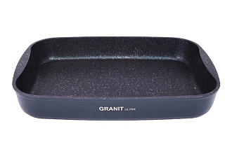 Противень GRANIT ULTRA 335х220х55мм. антиприг.покр. г.Кукмор (пго01а)