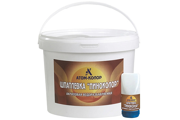 Шпатлевка Пиноколор сучок сосны, светло-коричневый (0,25кг)