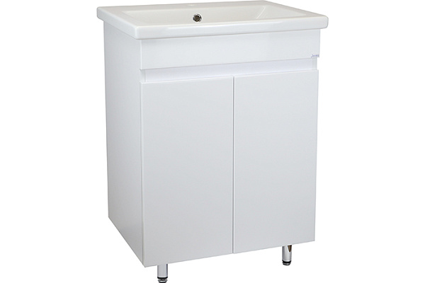 Тумба Аква 60 DORATIZ под умывальник Сомо 60, белая 800х470х830мм (9911.195)