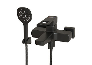 Смеситель для ванны 35k MIXLINE ML34-01 Solo Black (Латунь, Картридж 35мм)