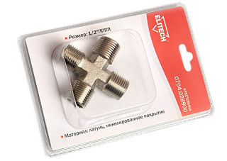 Крестовина, 1/2" ПППП ELITECH 0704.028900