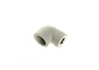 Угол ПП комбинированный Lammin ВР 32х1/2" СЕРЫЙ