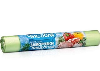 Пакеты для заморозки продуктов ЧИСТЮЛЯ 3л 30шт, ФП013 / 30