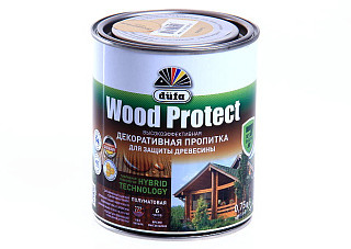 Пропитка Dufa WOOD PROTECT белая (0,750кг)