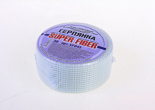Лента серпянка Super Fiber самоклеющаяся 50мм.х45 (SF045/54)