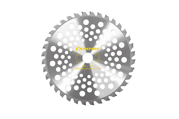 Нож для триммера CHAMPION Anti-kick C5121 с зуб. из тв. спл. 40/255/25,4 (SRM-330ES/SRM-350ES,4605)