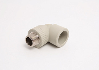Угол ПП комбинированный Lammin НР 32х3/4" СЕРЫЙ