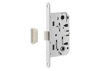 Корпус замка магн. М 13М-96 мм (хром) под фикс. с отв.планкой (331)