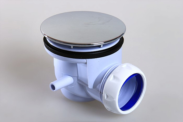 Cифон UNICORN для душа поддона, с хром. выпуском Ø65, без отвода (G410Н)