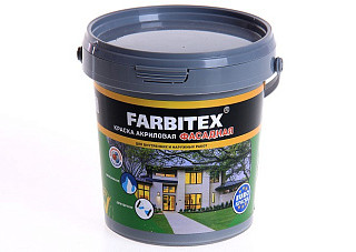 Краска ВД FARBITEX фасадная (1,1кг)