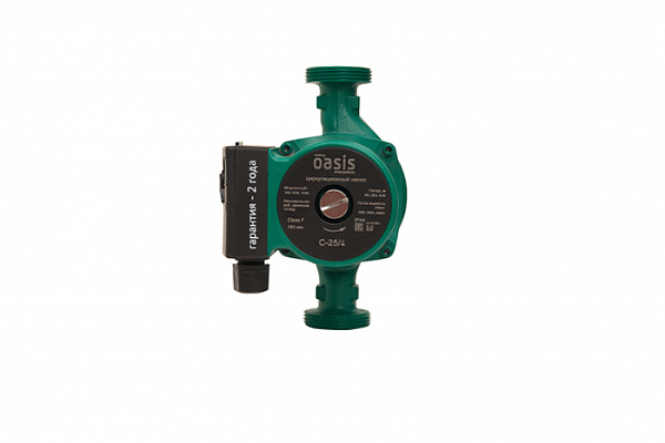 Насос циркуляционный OASIS C 25/4 (72Вт, Расход-40л/мин,Выс. подъема жидк.-4м, Монтаж-130мм)416