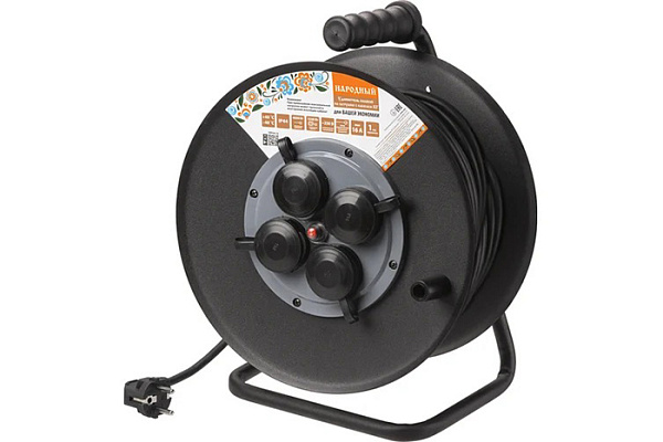 Удлинитель силовой в корпусе TDM УКз16-004 (4 места/20м ПВС 3х1,5)(1301-0555)