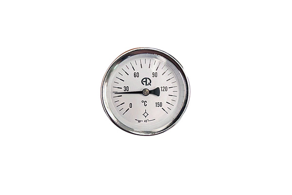 Термометр 63 мм, осевое подключение, L=30 мм, 0-150 °С (AQUALINK 40/10/1) (02790)