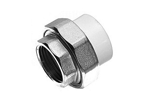 Муфта ПП разъемная ВР 32х1" VPL БЕЛЫЙ (1/45)