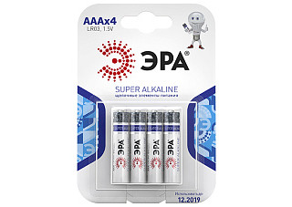 Элемент питания 03 ERA LR03 Alkaline BL4 (4/20) 870