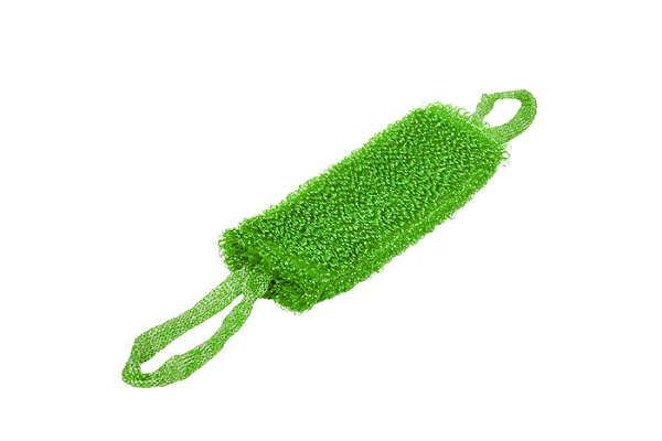 Мочалка из полипропилена "Киви", 40х16см (60х16 см с ручками), hard "Банные штучки" / 30 (40176)