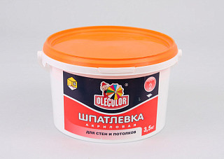 Шпатлевка OLECOLOR акриловая для стен и потолков (3,5кг)