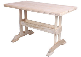 Стол из березы (1,2х58х75см) 