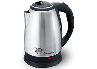 Чайник электрический HP-2134 нерж. сталь, металлик, 1800Вт (1,8л)