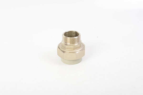 Муфта ПП разъемная НР 40х1_1/4" Lammin СЕРЫЙ (45/10)