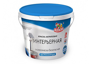 Краска ВД OLECOLOR интерьерная (1,0кг) 