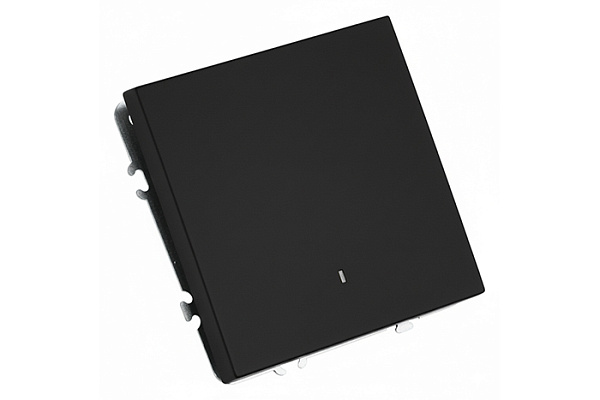 Выключатель Feron 1-клавишный c инд. (механизм) 250В 10А  Эмили RSW10-5101-05 черный уголь 49837