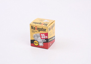 Лампа галогенная NAVIGATOR 94 203 NH-MR16-35-12-GU5.3  12V  35W (035)