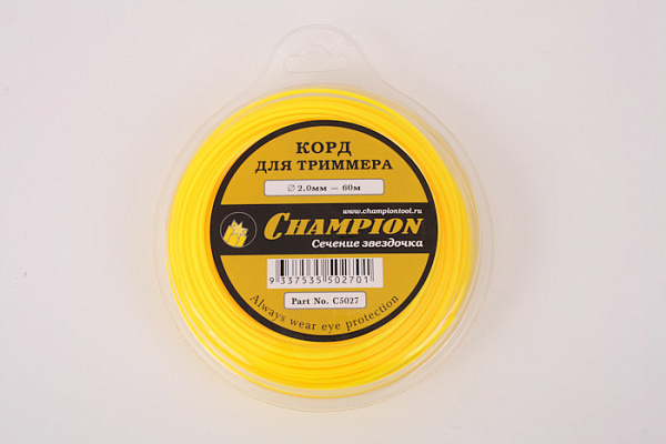 Леска CHAMPION звезда 2,0мм х 60м (С5027)