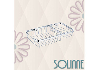 Полка решетчатая Solinne Base 11081, хром (2552.384)
