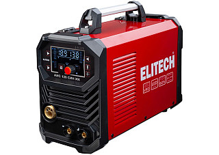 Инвертор ELITECH MIG/MAG АИС 120 СИН ЖК (3,5кВт,220В,20-120А,0,6-0,8мм,элек.1,6-3мм,LCD)