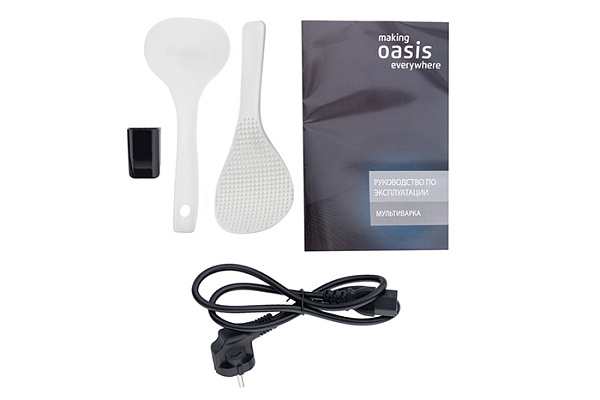 Мультиварка OASIS MC-16P 860Вт, 5л, 16 программ, черный/серебристый (345)