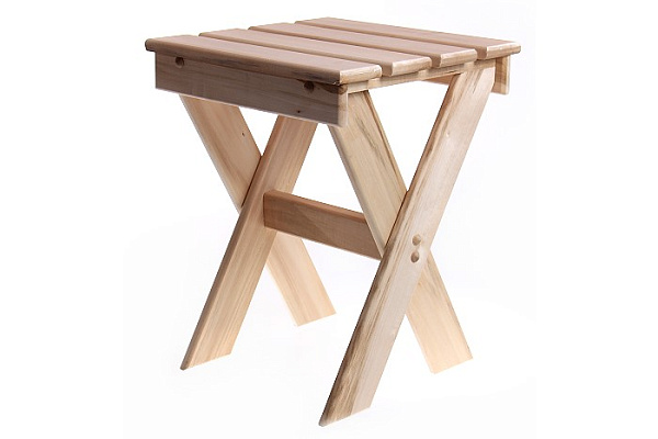 Табурет (ноги крест-накрест) большой 330х330х420мм 2 сорт