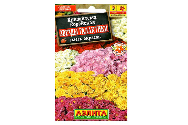 Хризантема Звезды Галактики 0,02гр корейская смесь сортов /многолетник