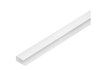 Профиль ПВХ L для панелей Идеал (10ммх3,0м) Белый 001(Л10 001 БЕЛ)