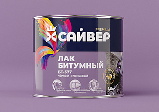 Лак БТ 577 Сайвер битумный фас (1,8кг)