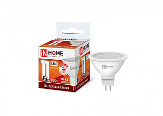 Лампа светодиодная IN HOME LED-JCDR-VC 11Вт 230В GU5.3 6500К 990Лм (745)
