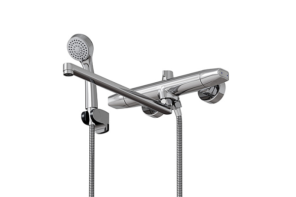 Смеситель для ванны и раковины MIXLINE ML39-02 Organic (Латунь,Длина излива 38см,Кран-букса 1/2")