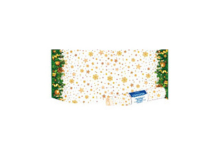 Скатерть ЗВЕЗДОПАД 110*160см 5шт ПВД в рулоне СКТ38350 (25)