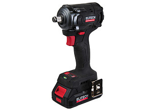 Гайковерт ударный ELITECH HD CW 2004SL 20В 2х2,0Ач Li-ion (Е2201.056.01)