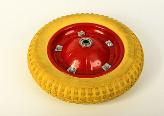 Колесо PU 3.25 / 3.00 х 80 бескамерное (d=20мм)