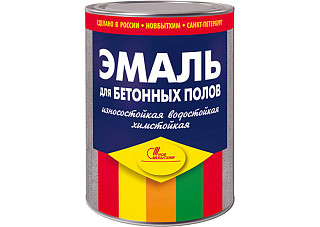 Эмаль для бетонных полов НОВБЫТХИМ серая (банка) (2,7л)