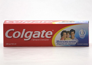 Зубная паста COLGATE (КОЛГЕЙТ) Максимальная защита от кариеса свежая мята синяя 100мл (102)
